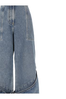 Washed denim wide leg woman pants THE ATTICO | 247WCP198D085024